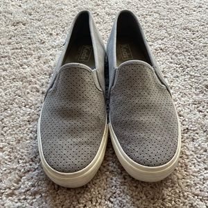 Keds gray slip ons. Size 8.5